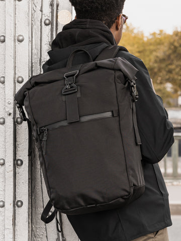 best roll top backpack laptop WEXLEY Spark Rolltop Backpack 1680D Ballistic nylon